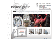 Tablet Screenshot of nakedgrain.com